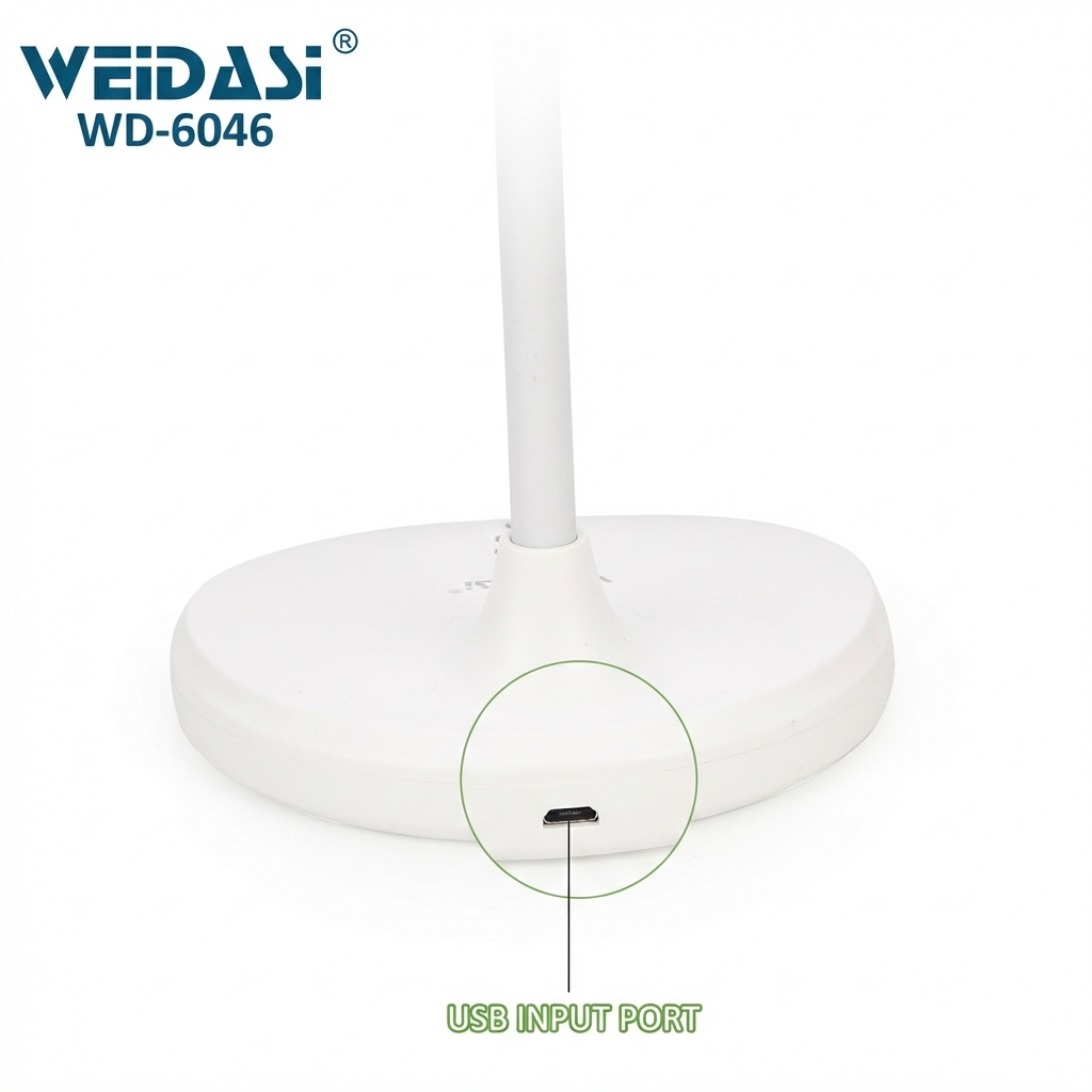 WEIDASI - مصباح مكتبي قابل للشحن عبر USB